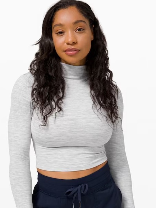 lululemon athletica Tops - Lululemon All Aligned Mock Neck Long Sleeve